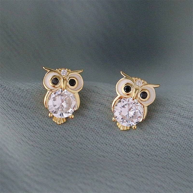 Boucle d'oreilles Hibou
