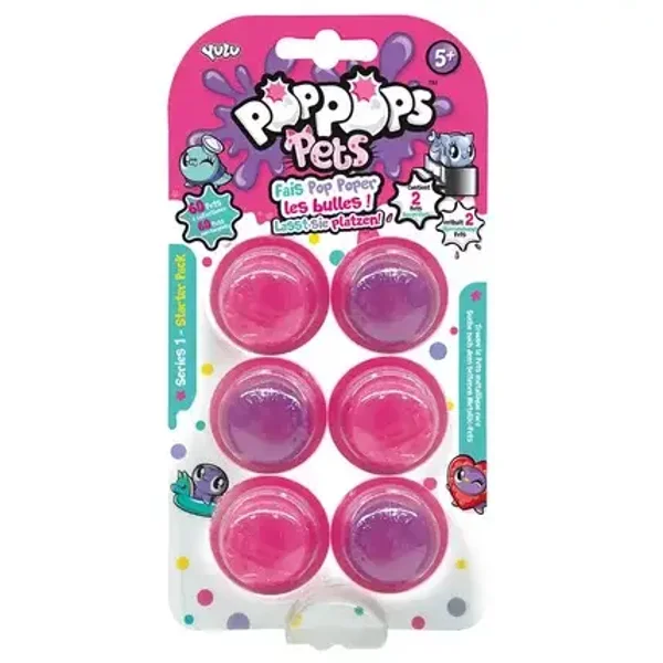 Starter Pack 6 pièces Poppops Pets