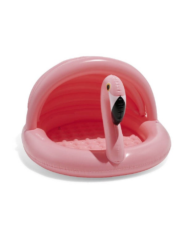 DIFFUSION Piscinette gonflable flamant rose 115 x 100 x 60cm
