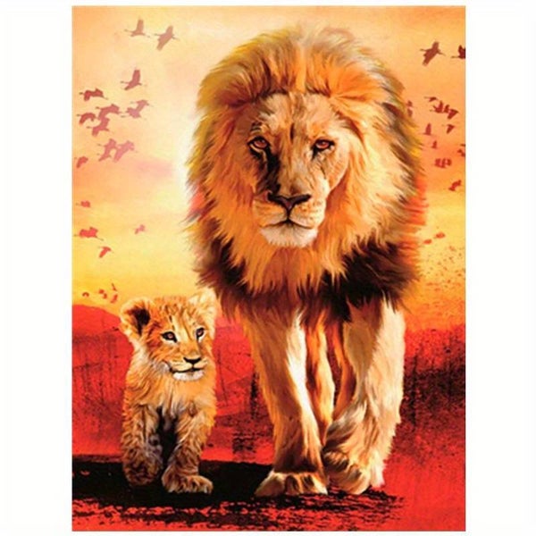 Diamond Painting Lion 30x40 cm