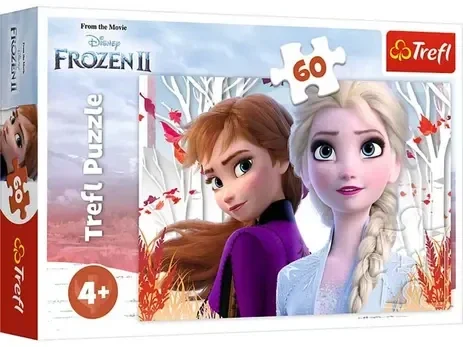 PUZZLE 60P FROZEN 2 LE MONDE ENCHANTE TREFL