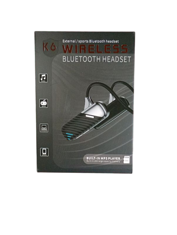 k6 wireless bluetooth headset