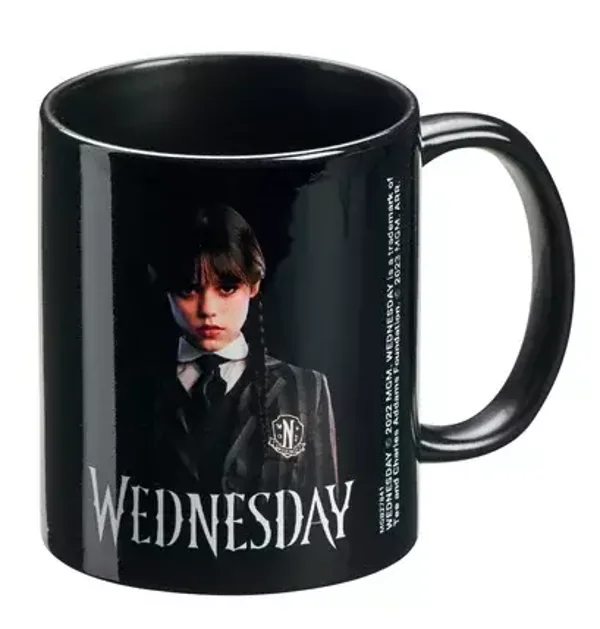 Wednesday Addams Friendship Black Mug