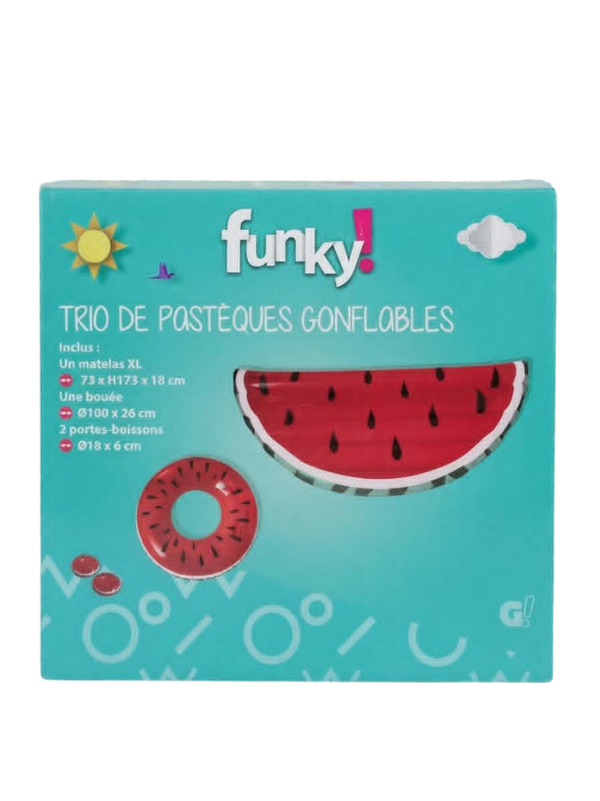 Trio de Pastèques Gonflables FUNKY