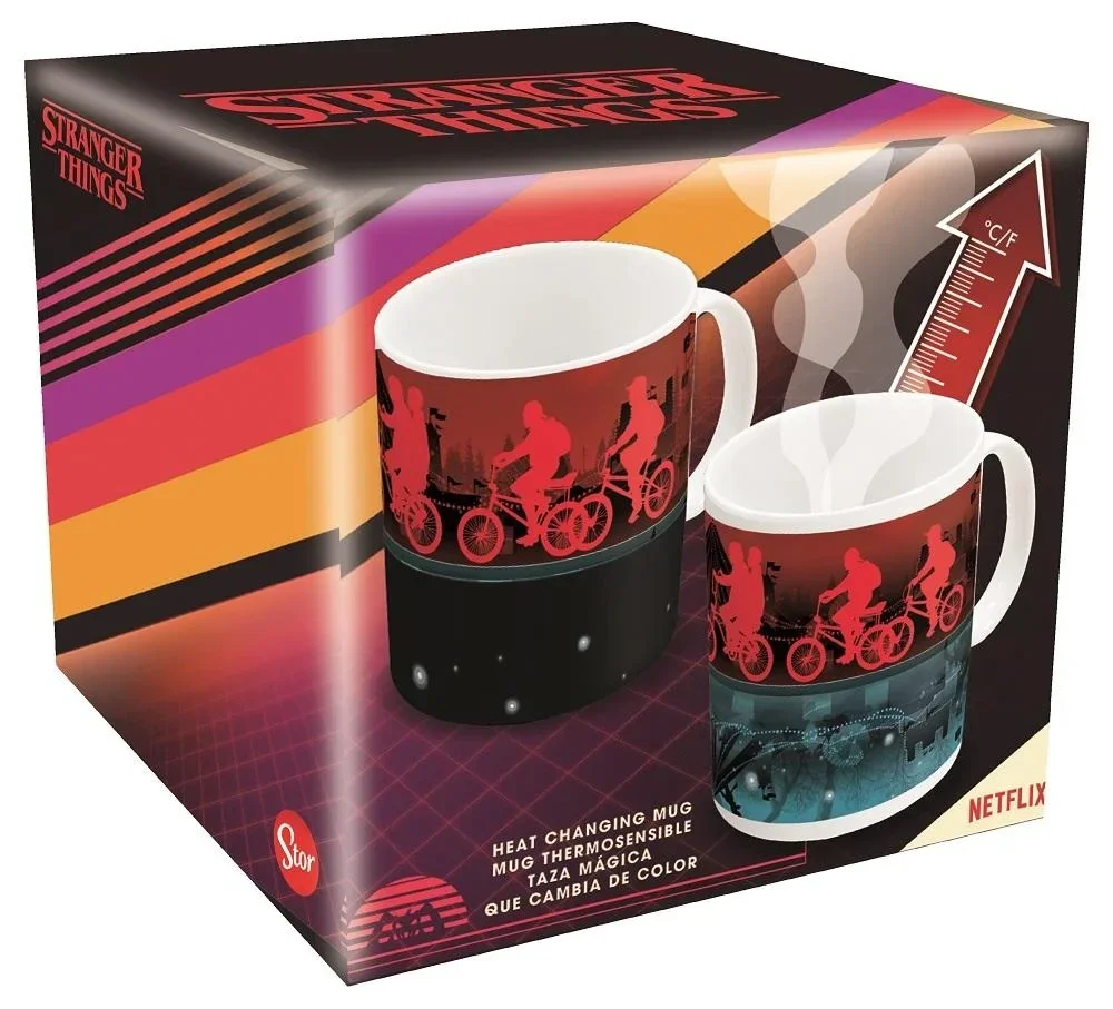 STRANGER THINGS - Vélos - Mug Thermoréactif - 325ml