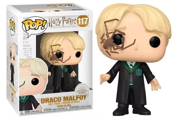 HARRY POTTER - FIGURINE POP! MALFOY W/WHIP SPIDER 9 CM