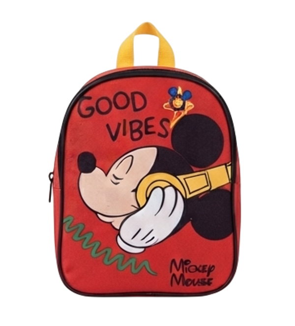 Sac à dos enfant Mickey Mouse « Good Vibes » – Rouge