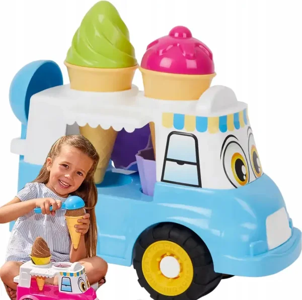Camion à Glace/Jouets de Sable / 7 pièces