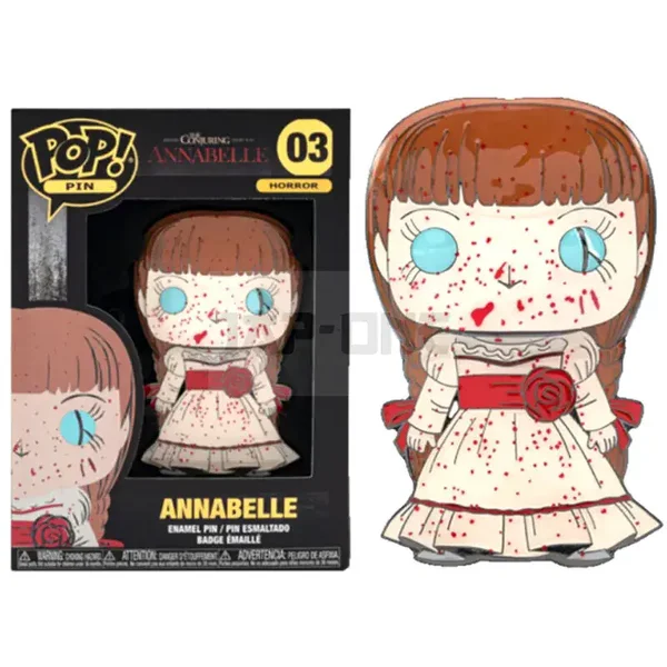 Annabelle Large Enamel POP Pin 10cm