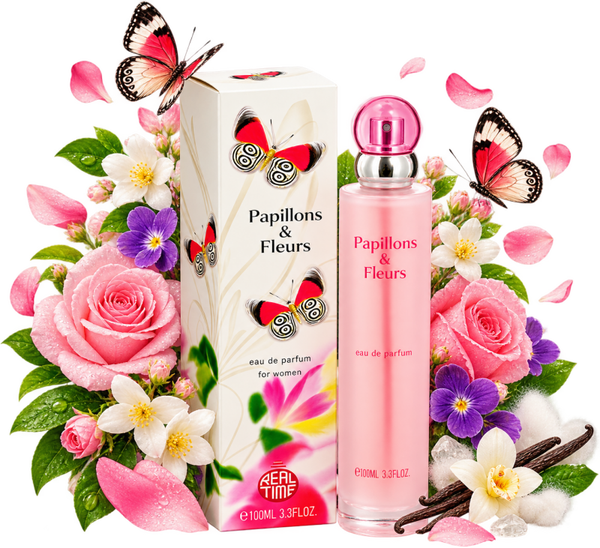 Papillons & Fleurs – Real Time Eau de Parfum Femme 100 ml