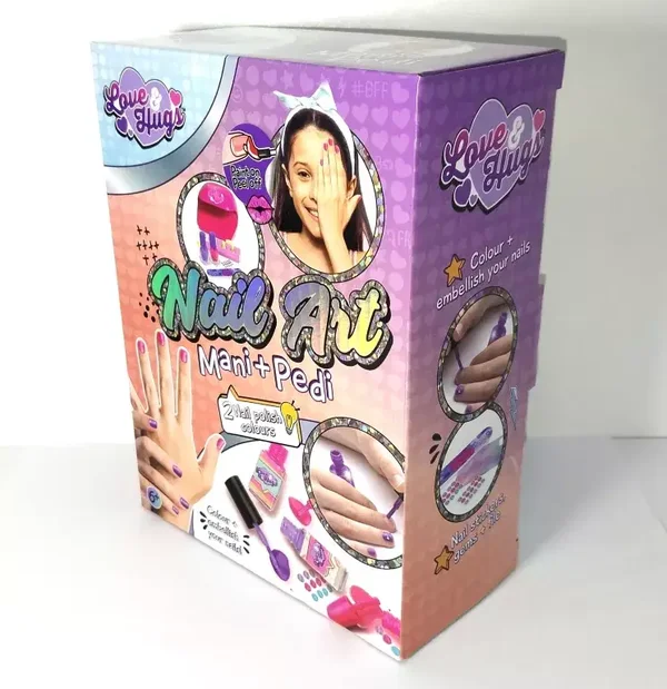 NAIL ART LOVE HUGS ENSEMBLE D’ONGLES