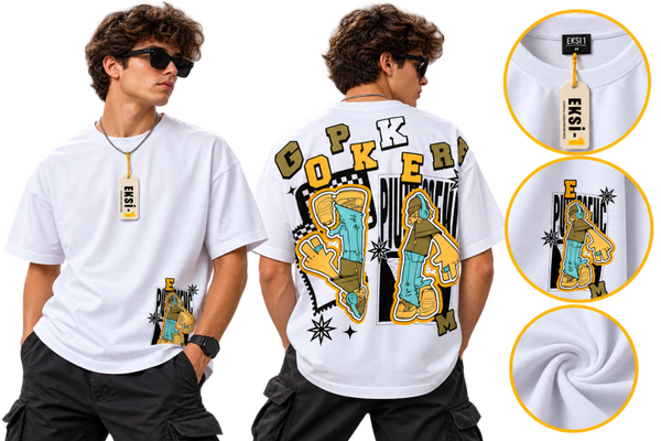 🎨 Tee-Shirt Gopkkerd White — Taille L