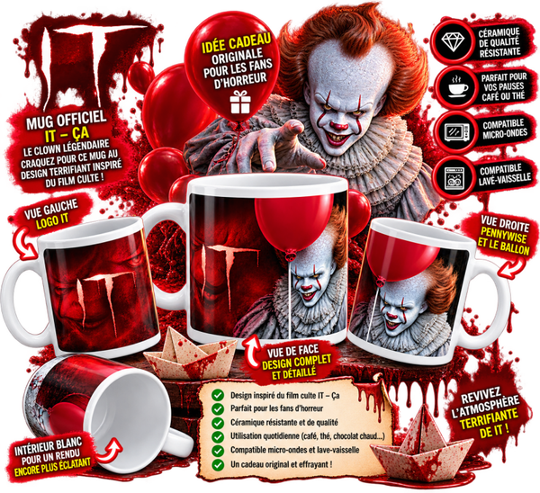 🎈☕ Mug IT – Pennywise Balloon 315 ml