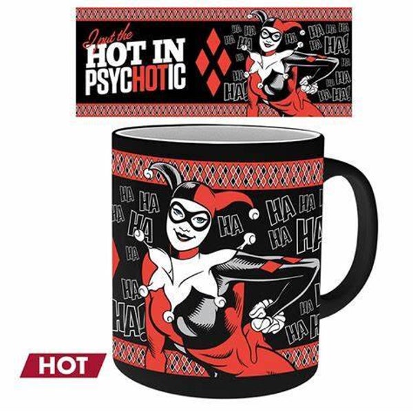 Mug DC COMICS - Mug Heat Change - 320 ml - Harley Quinn Psychotic