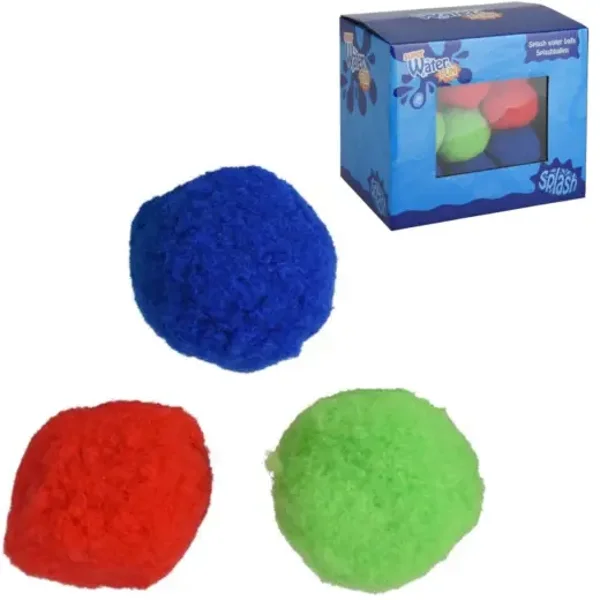 Ensemble de boules d'eau à pompons, 30 pièces.