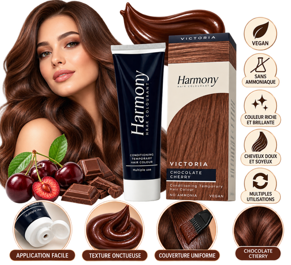 🍫 Harmony Victoria Chocolate Cherry – Coloration Capillaire Temporaire