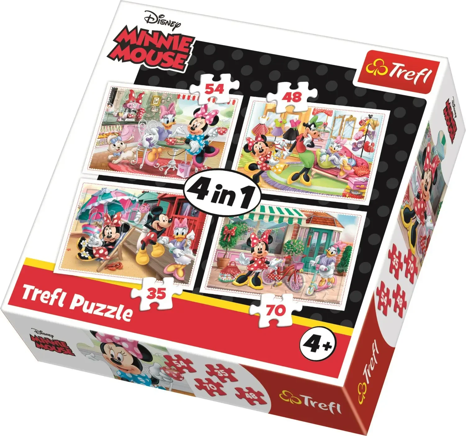 Puzzle Minnie Mouse 4 en 1
