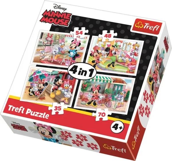Puzzle Minnie Mouse 4 en 1