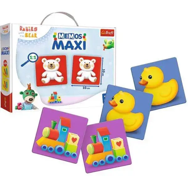 Puzzle Pexeso Maxi : Ours en peluche