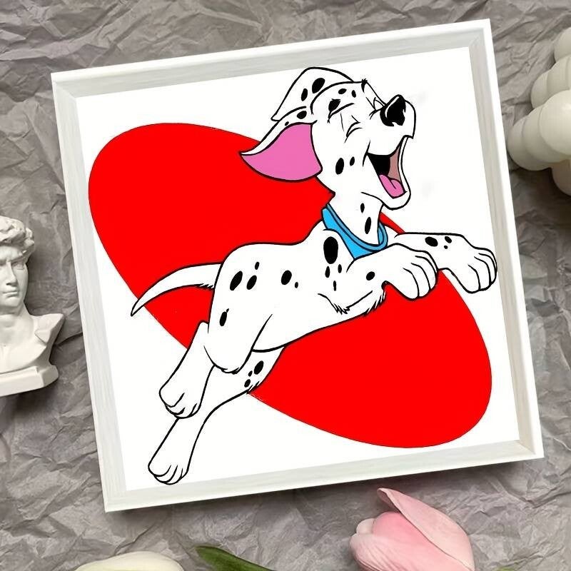Diamond Painting Dalmatien 5D 20x20cm