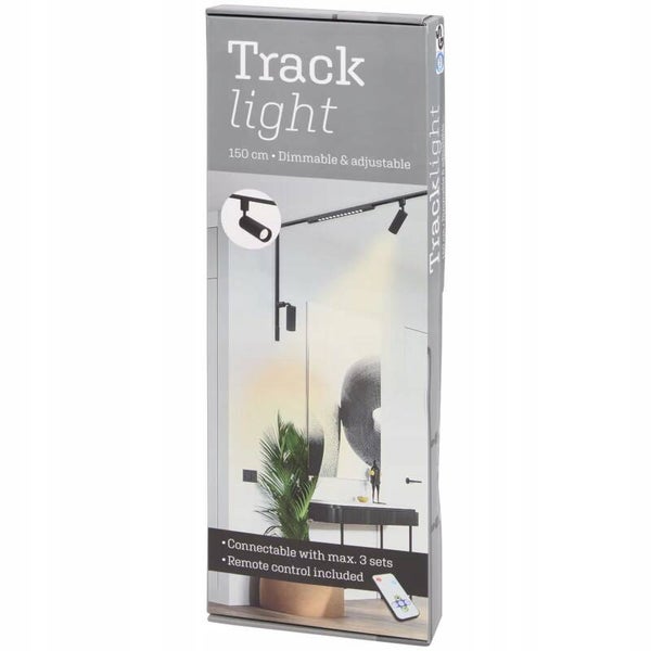 Projecteur sur rail Action 3 x 5 W 1,5 m