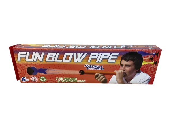 Petron Fun Blow Pipe avec fléchettes à ventouse - jouet de haute qualité !!