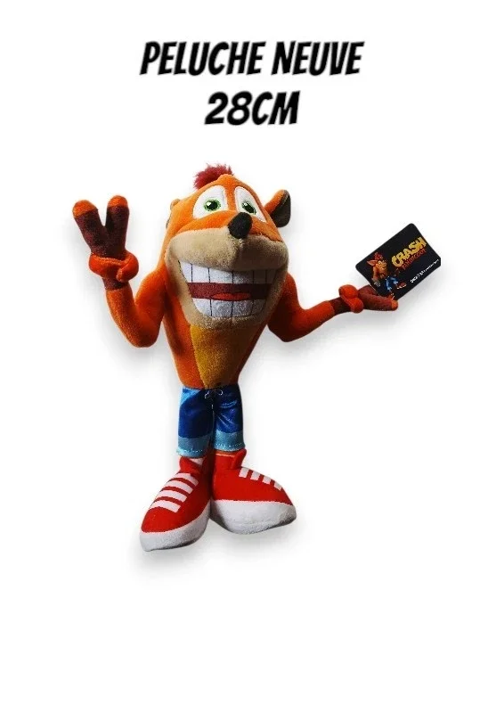 Peluche Crash Bandicoot  licence officielle