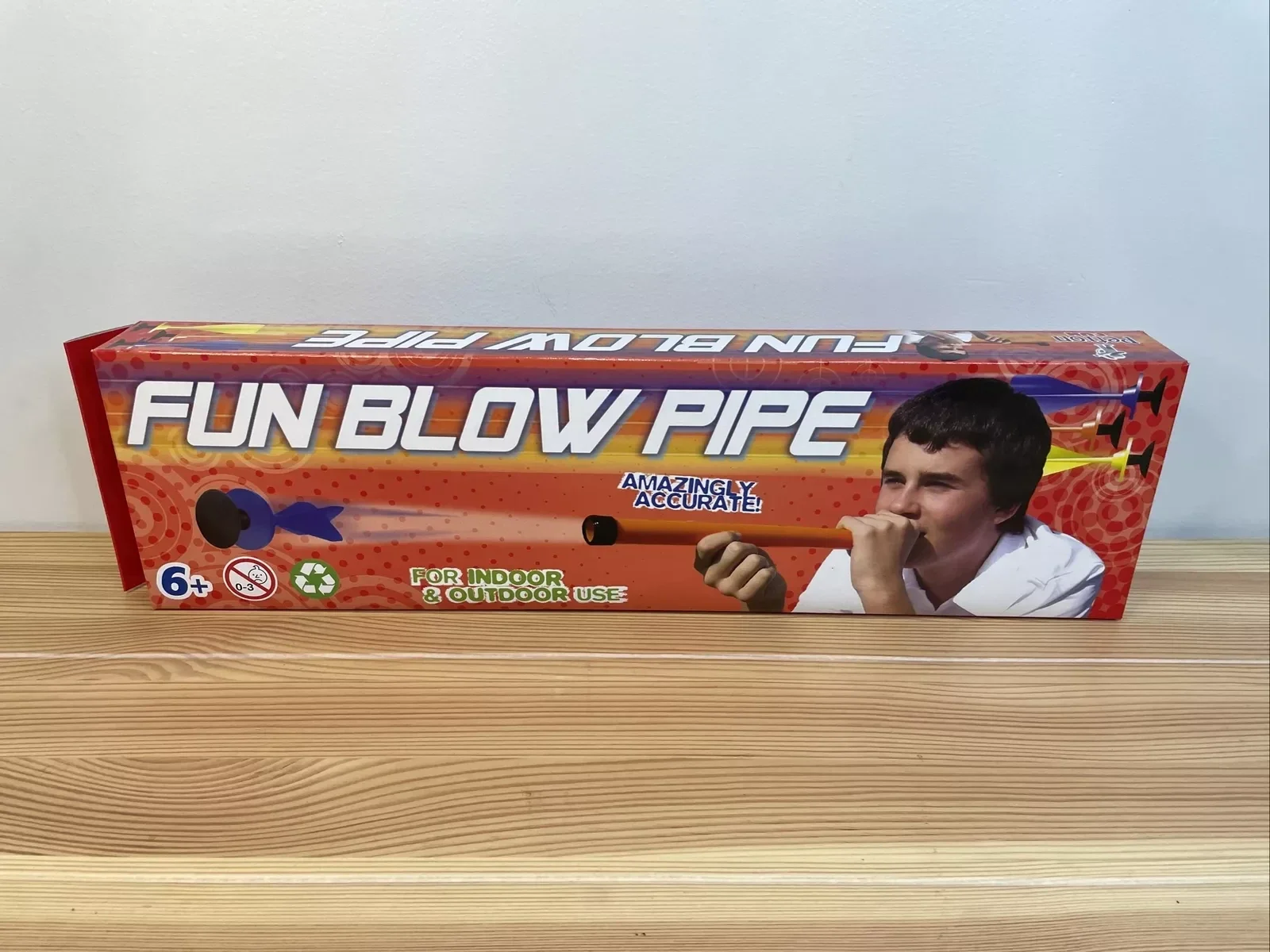 Petron Fun Blow Pipe avec fléchettes à ventouse - jouet de haute qualité !!
