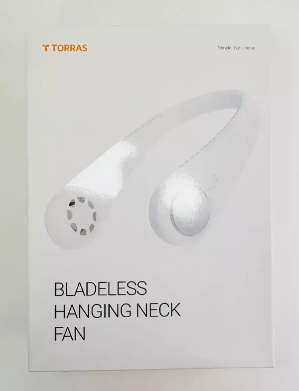 TORRAS sans lame Collier Fan 360 ° Refroidissement Suspendu Cou Ventilateur rapide