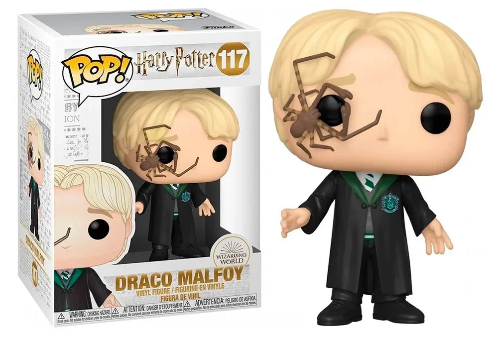 HARRY POTTER - FIGURINE POP! MALFOY W/WHIP SPIDER 9 CM