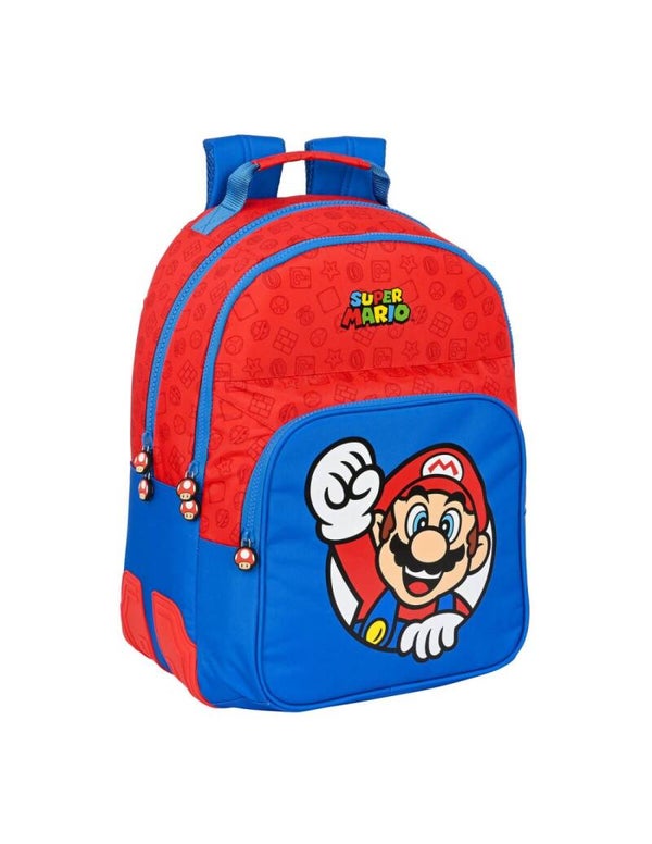 Sac à dos double Safta 42 cm  Super Mario