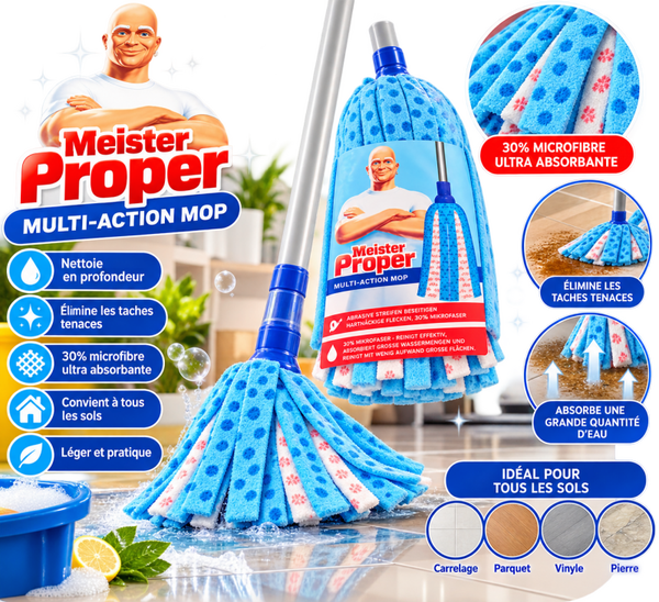 🧽 Serpillière de rechange en microfibre Meister Proper – Multi-Action