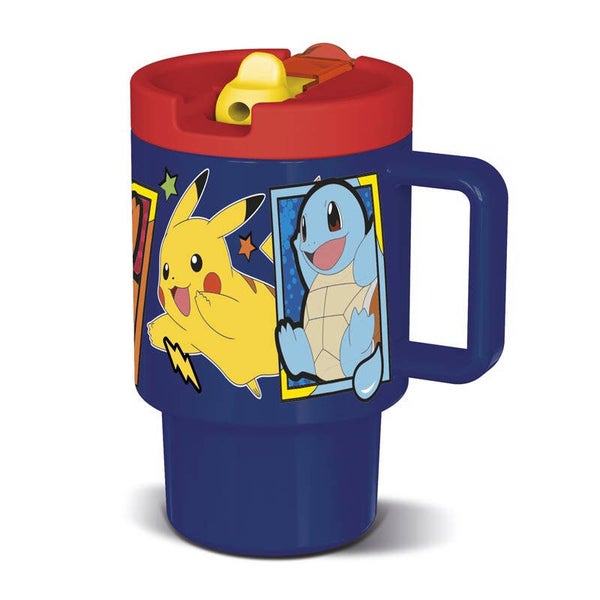 Gobelet Pokémon avec paille - env. 530 ml