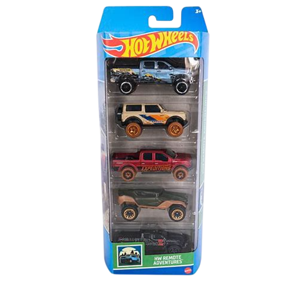 Pack De Cinq Aventures À Distance Hot Wheels
