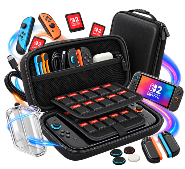 🎮 Étui de transport rigide pour Nintendo Switch 2 – Protection & rangement complet