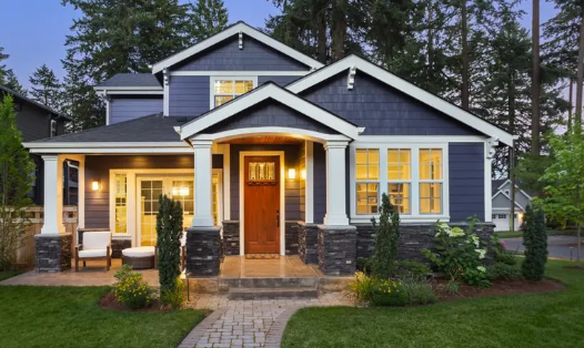 Blue house