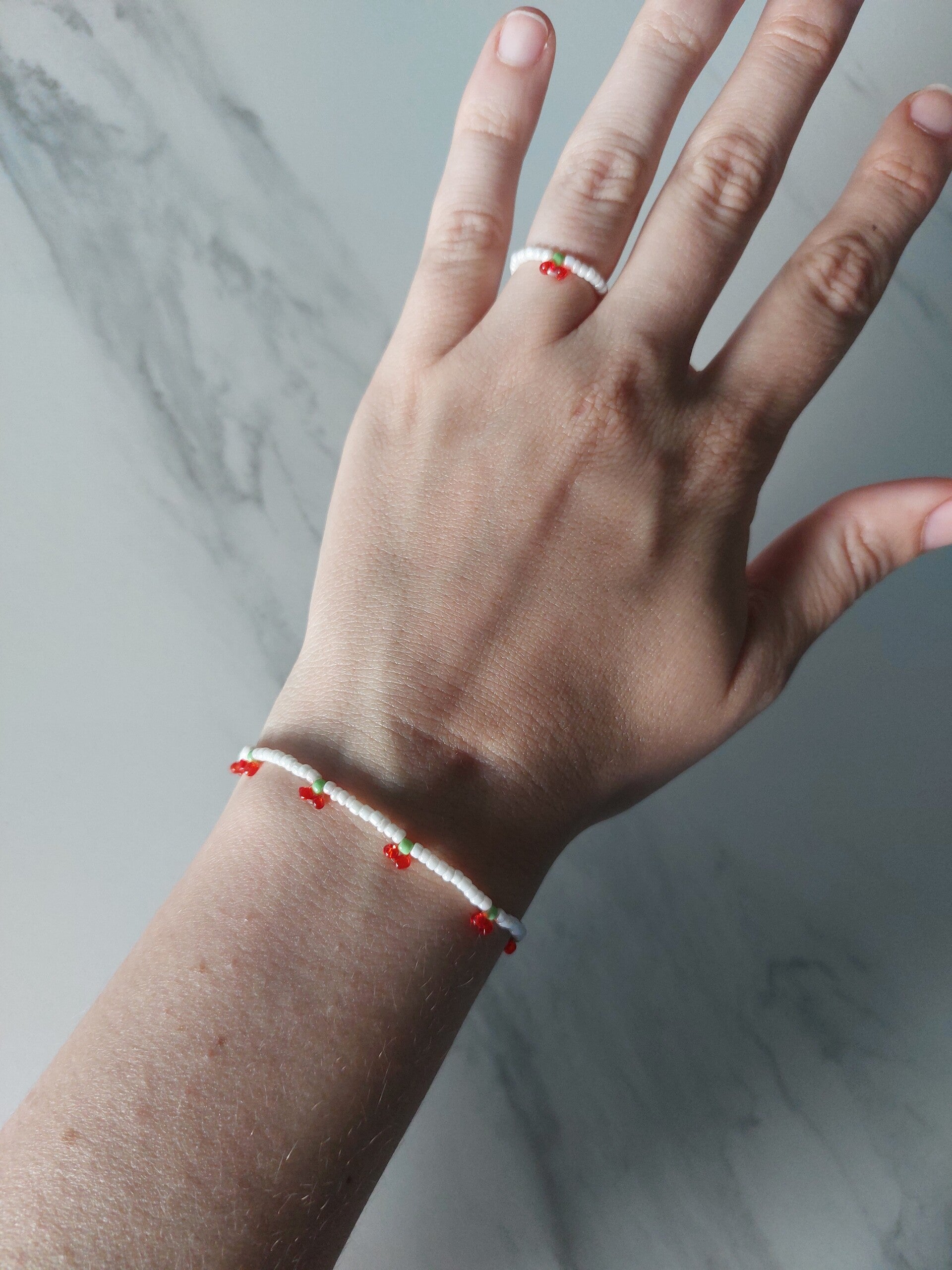 Cherry bracelet