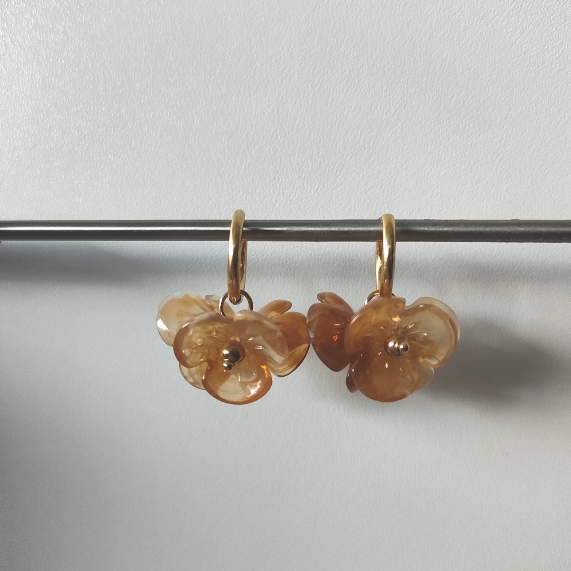 Amber earrings