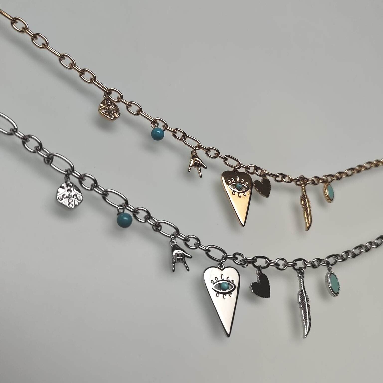 Cheering charms necklace