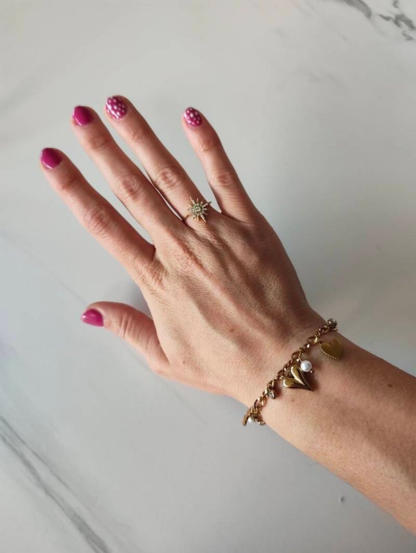 Shooting star ring