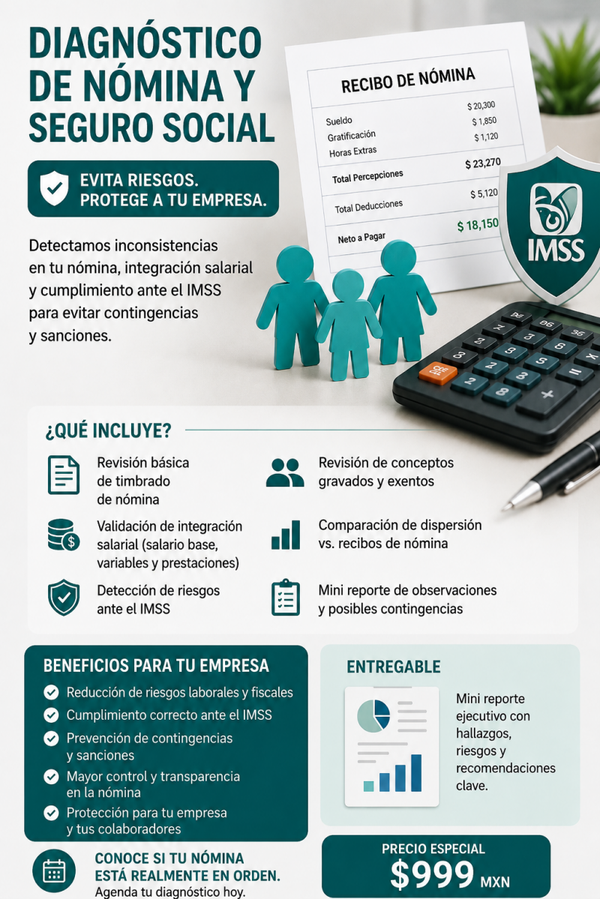 DIAGNÓSTICO DE NÓMINA Y SEGURO SOCIAL