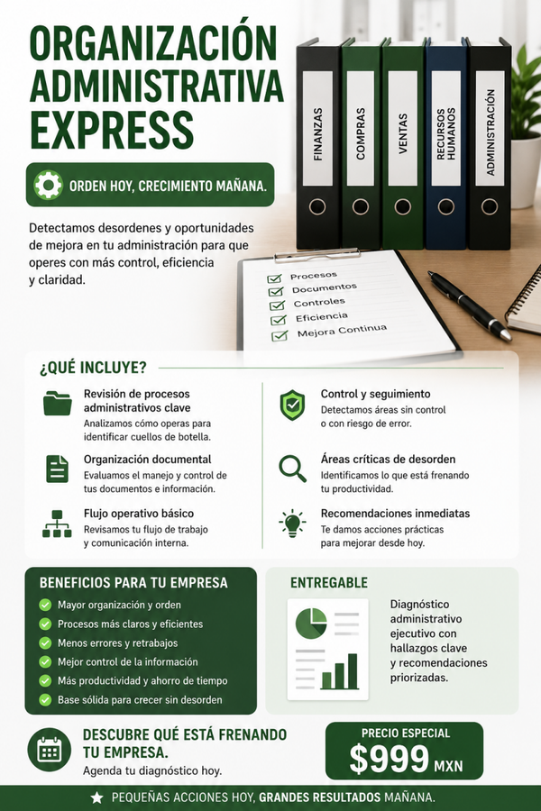 ORGANIZACIÓN ADMINISTRATIVA EXPRESS