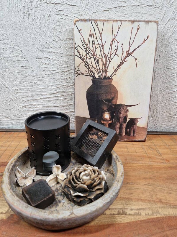 Amberblokjes  Gift - Set + wandbord