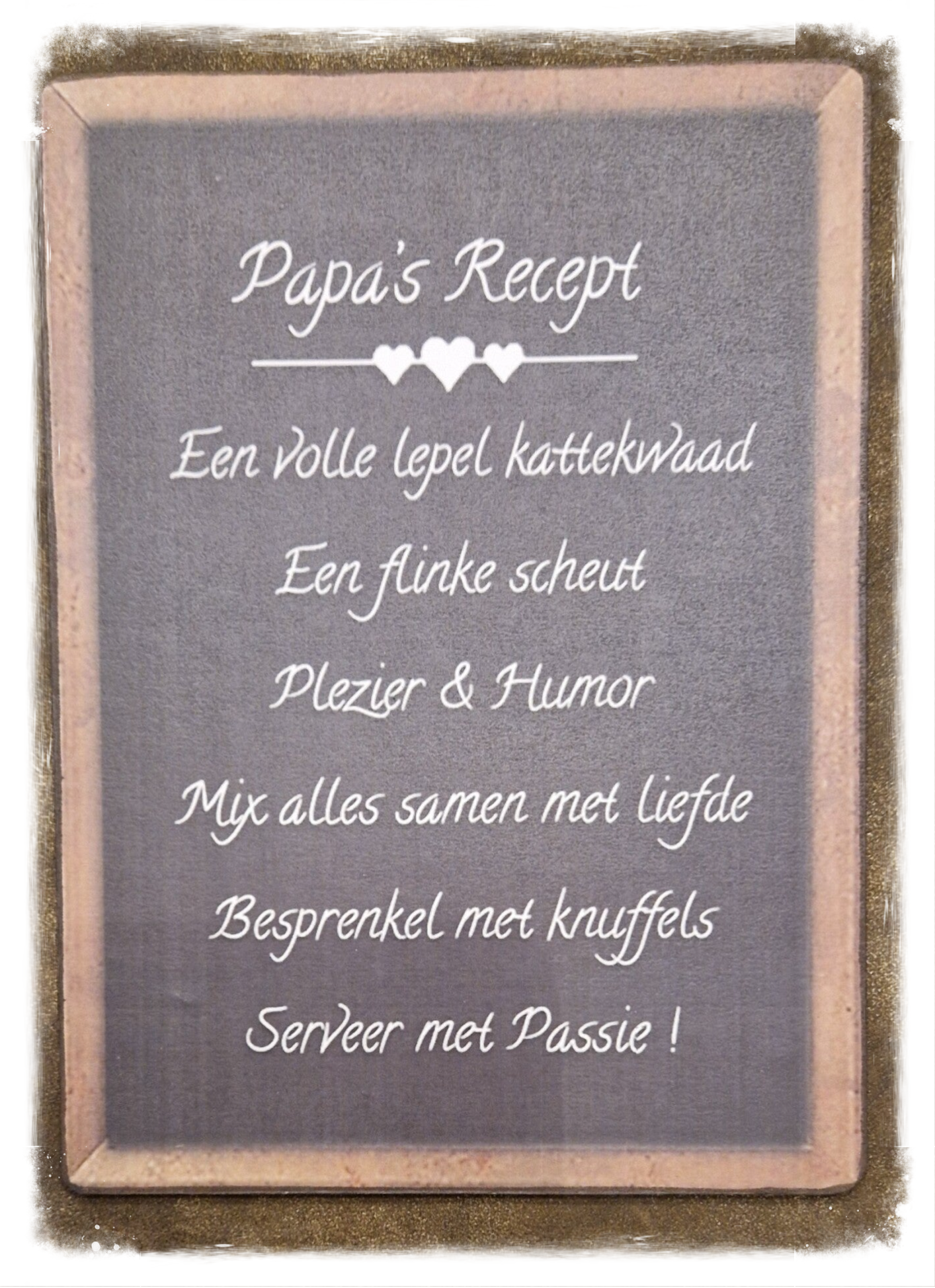 Papa's Regels