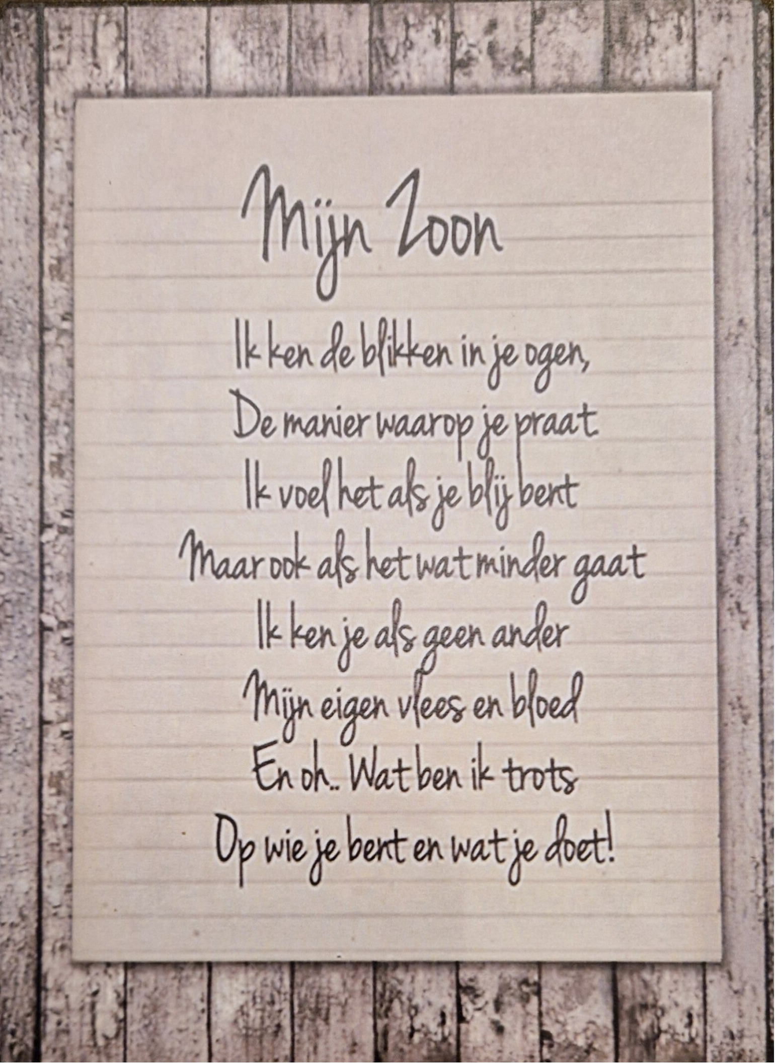 Mijn Zoon