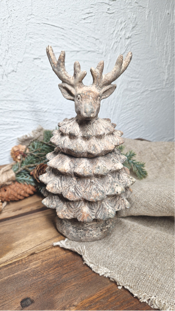 Kerstboom Hert met Deksel Diverse Maten