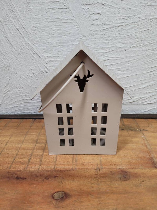 Metalen waxinelichthouder