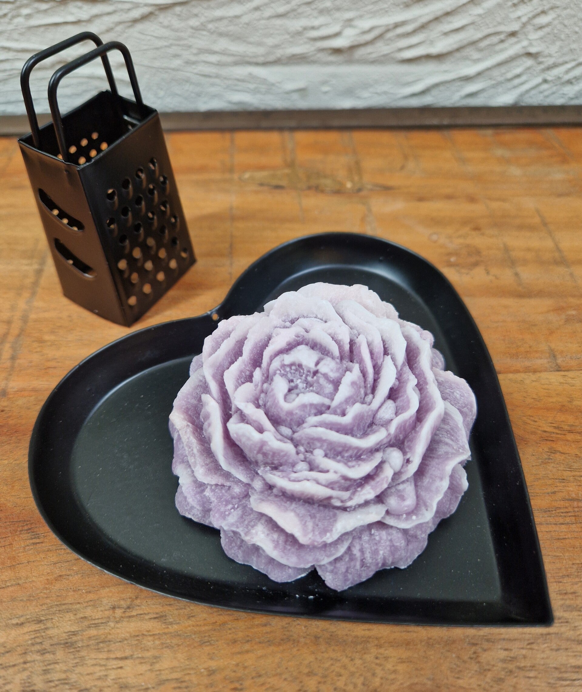 Metalen hart zwart Gift - Set