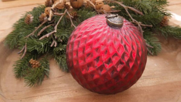 6469 Kerstbal Burgundy