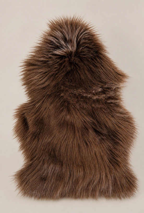 Angora Vacht Bruin  ±  40 cm